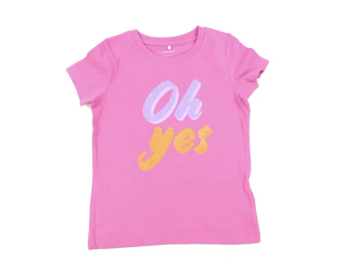 Name It wild orchid print t-shirt